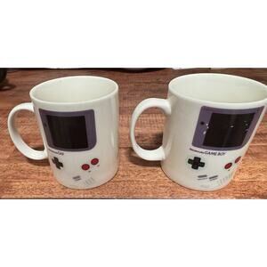 Two Nintendo 12 oz Coffee Mugs